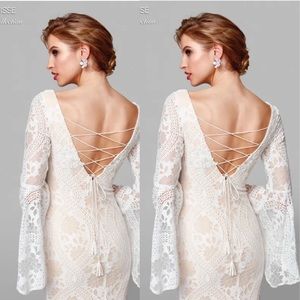 JESSICA MCCLINTOCK By Clarisse Wedding Dress Size 4 Style:600101